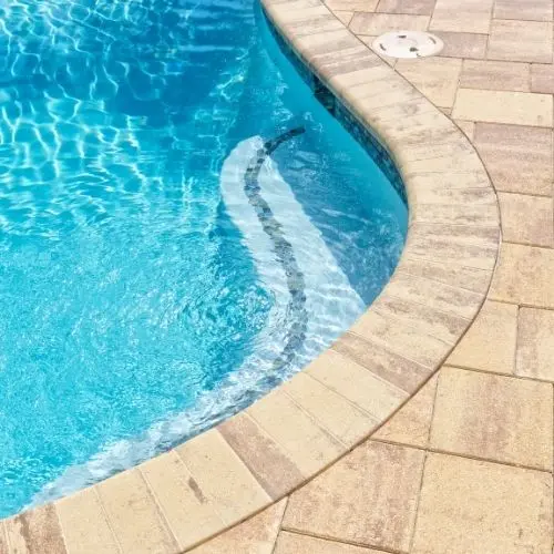 Paver Pool Deck
