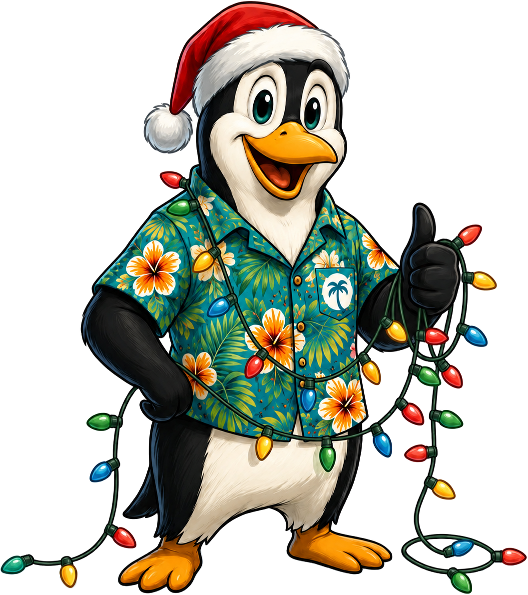 Tropi with Christmas Lights
